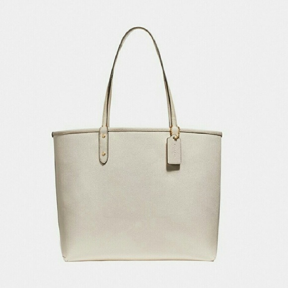 🔥1 left🔥Coach Leather-Reversible City Tote - Picture 5 of 8